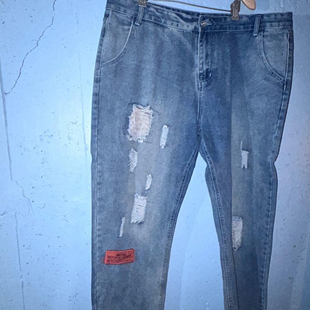 SHEIN boot cut vintage jeans